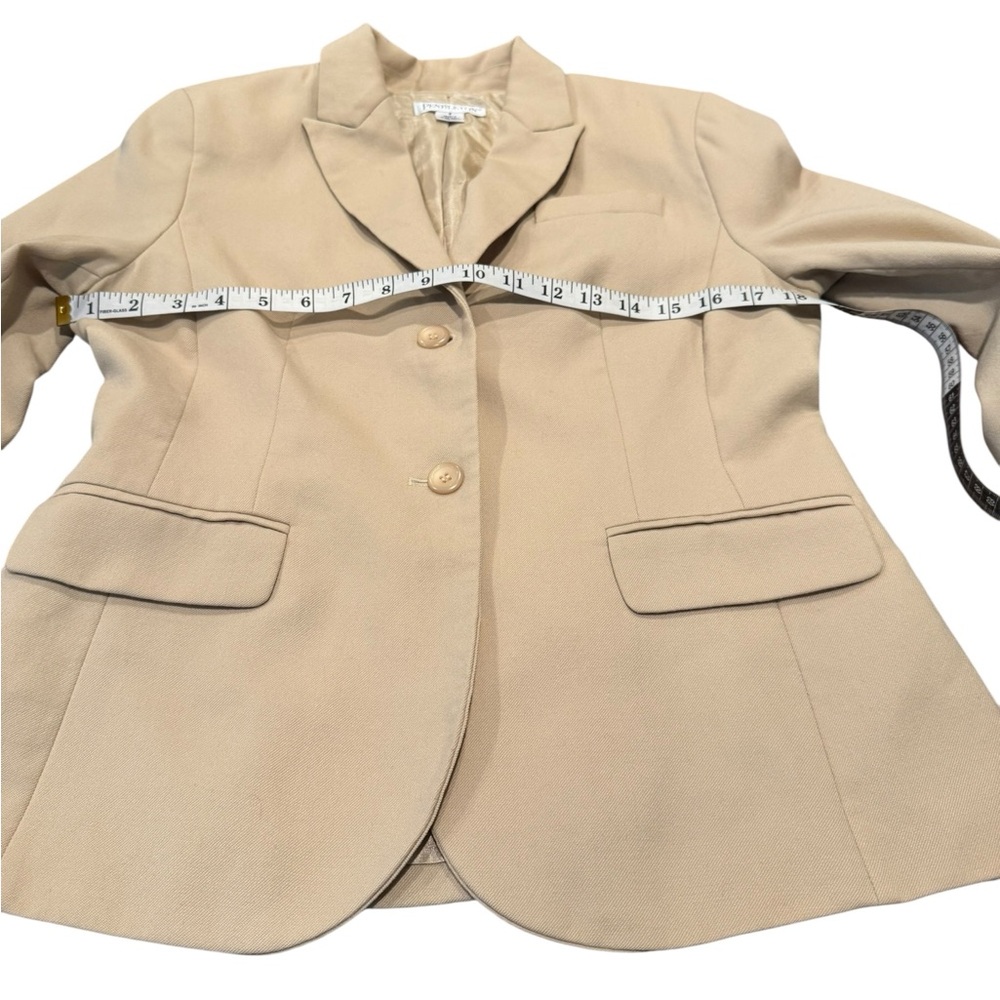 Pendleton Women’s Beige 100% Virgin Wool Blazer Jacket Size 8 Classic - Picture 6 of 8